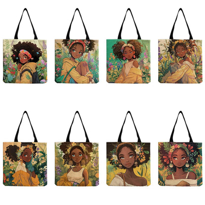 HUPSTL294Grocery Canvas Tote Bag-Full Color Transfer