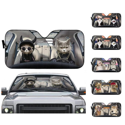 HUPSTL303 Sublimation Full Color Car Sunshade Moq 100Pcs