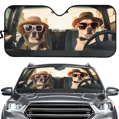 HUPSTL303 Sublimation Full Color Car Sunshade Moq 100Pcs