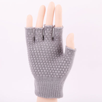 HUPSTL307 Fingerless Knitted Gloves