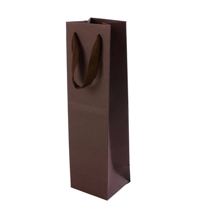 HUPSTL314 Paper Single Bottle Wine Tote Bag