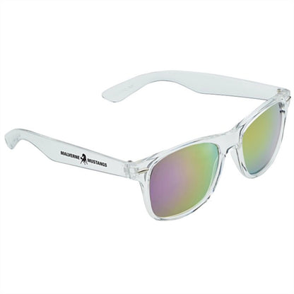 HUPSTL323 Crystalline Mirrored Malibu Sunglasses