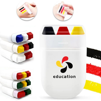 HUPSTL363 Portable National Flag Face Paint