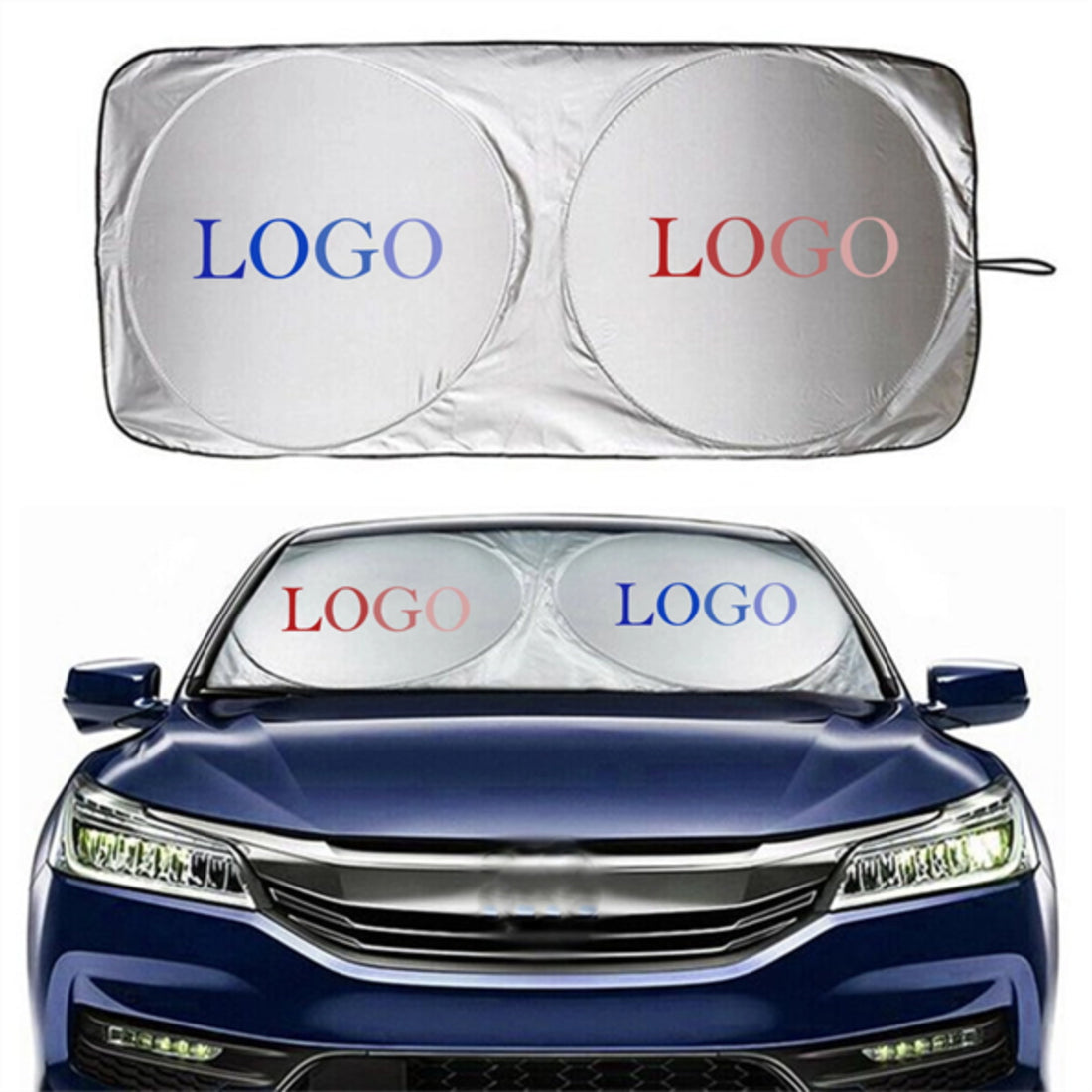 HUPSTL374 Sublimation Car Sunshade