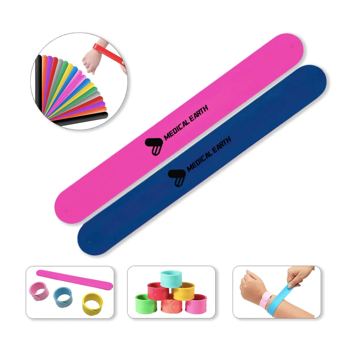 HUPSTL376 Silicone Slap Bracelet