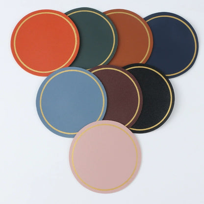 HUPSTL377 PVC Round Coaster