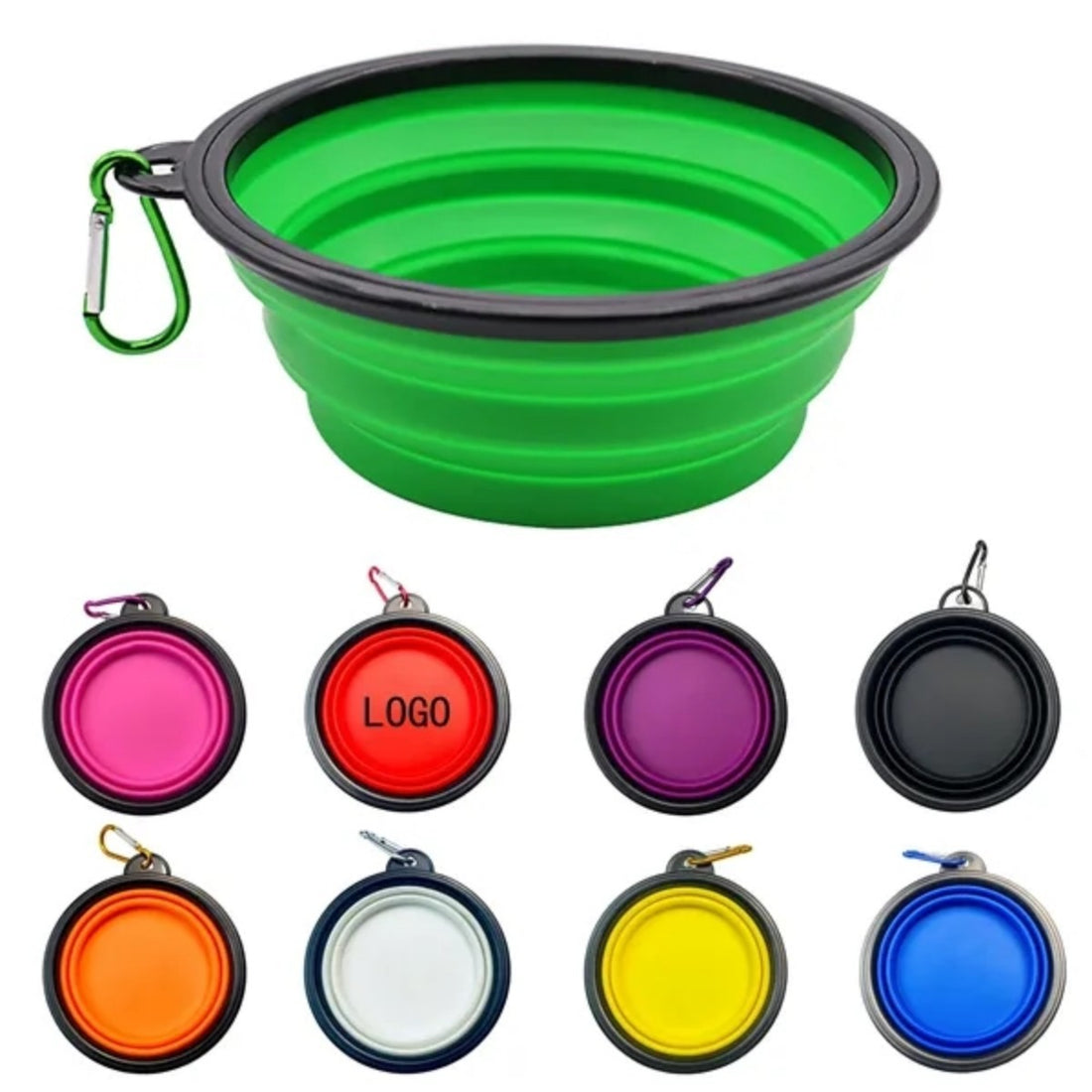 HUPSTL497 Mountaintop Buckle 34oz Portable Outdoor Folding Bowl