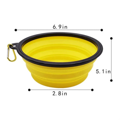 HUPSTL497 Mountaintop Buckle 34oz Portable Outdoor Folding Bowl