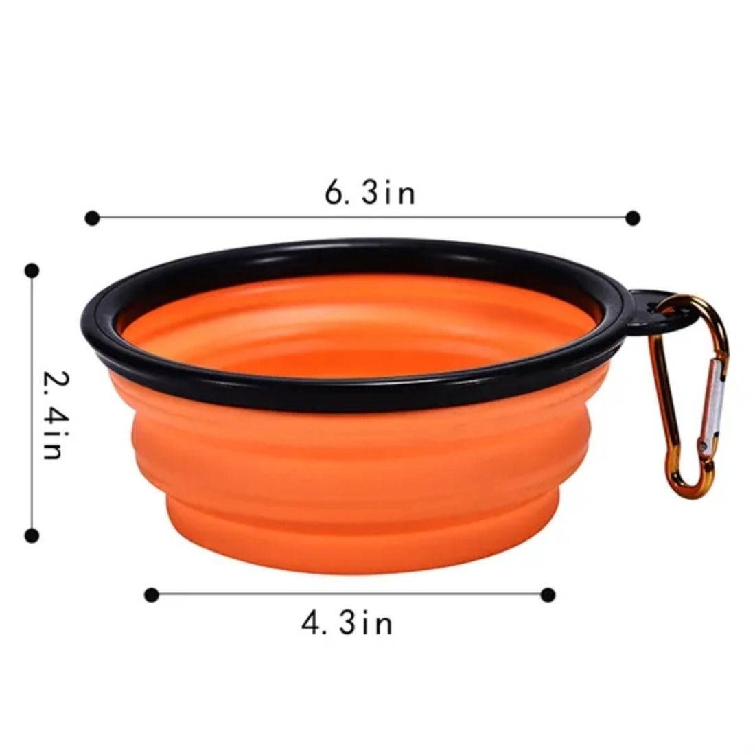 HUPSTL498 Pet Bowl 22oz Outdoor Portable Travel