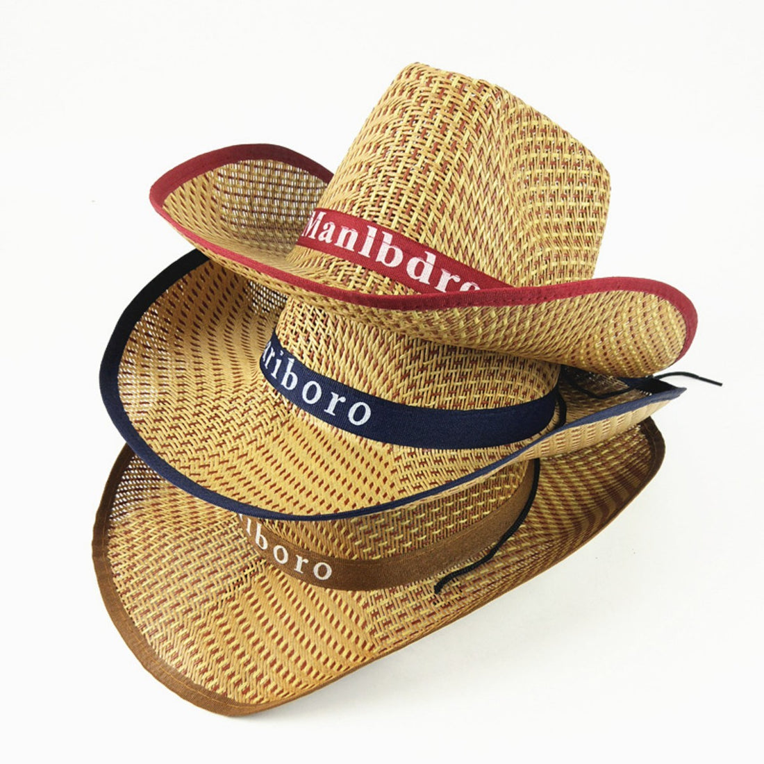 HUPSTL528 Sun Protection Lifeguard Straw Hat Cowboy