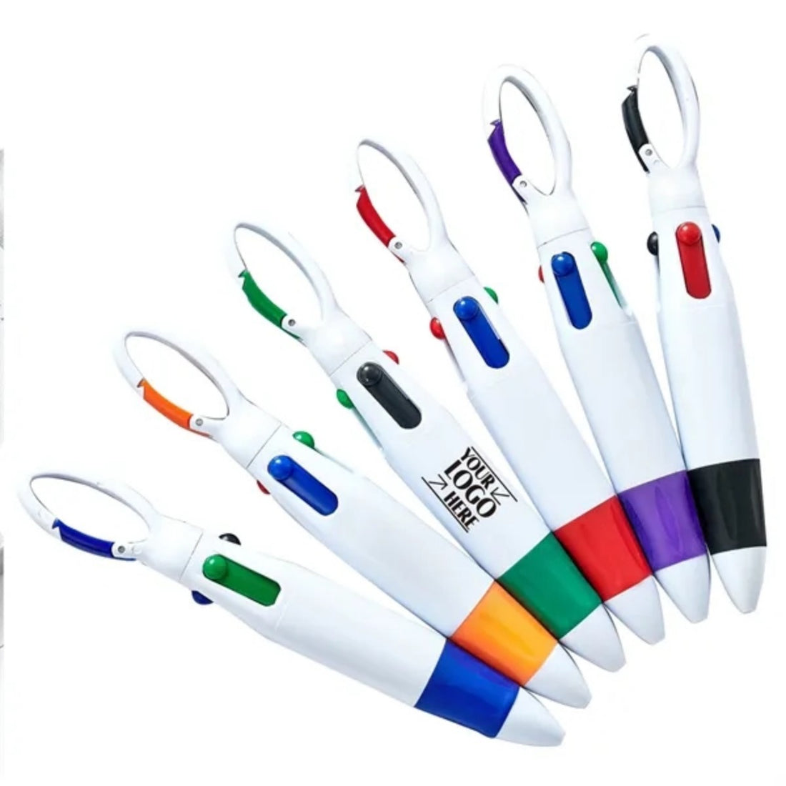 HUPSTL559 Four-color Ballpoint Pen With Buckle
