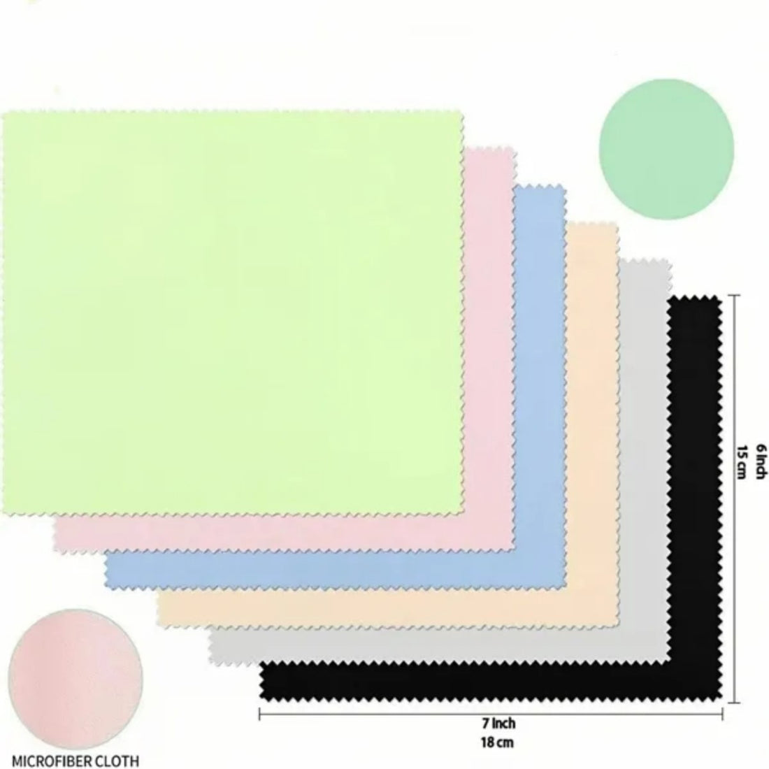 HUPSTL568Microfiber Cleaning Glasses Cloth