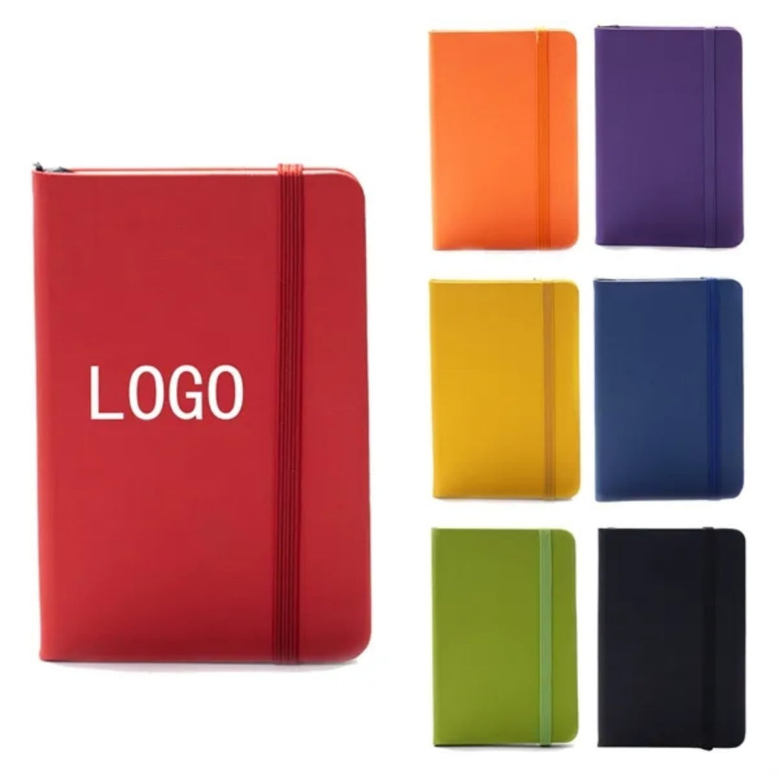 HUPSTL580Color Strap Notebook A6