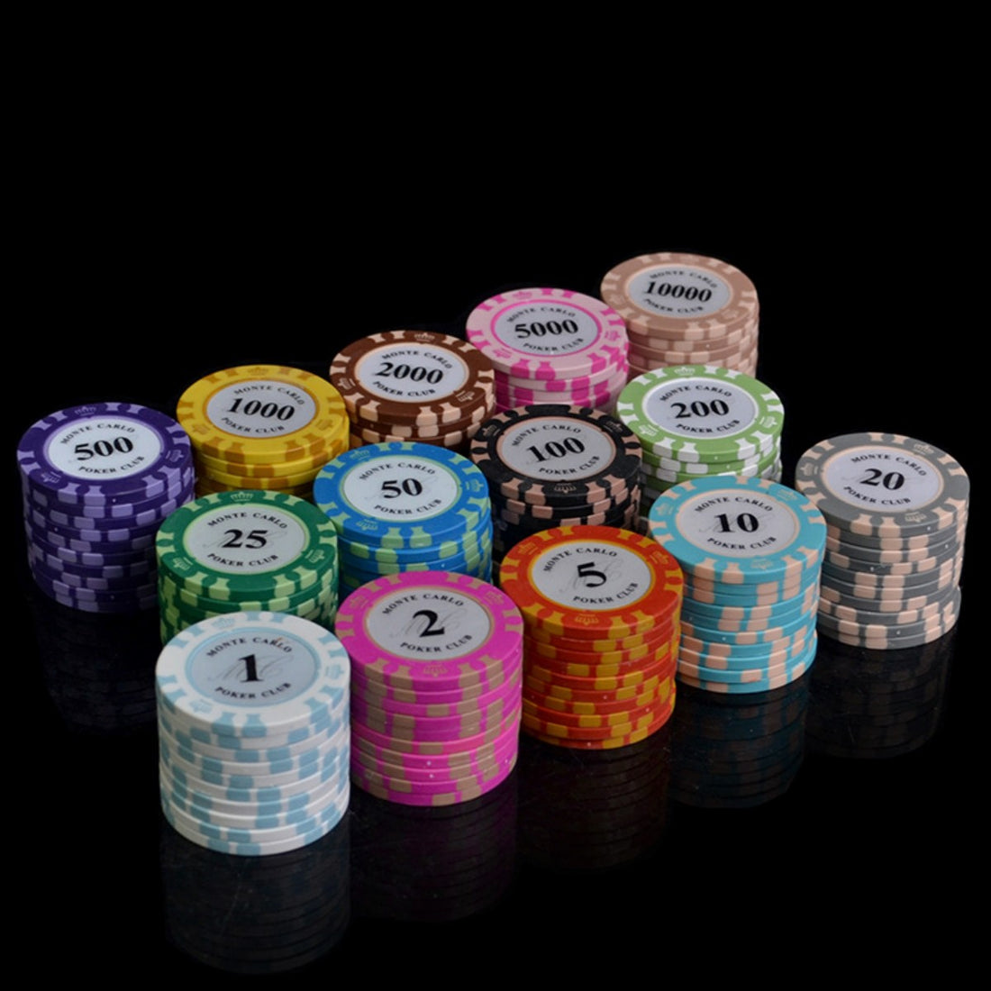 HUPSTL586Ceramic Poker Chips