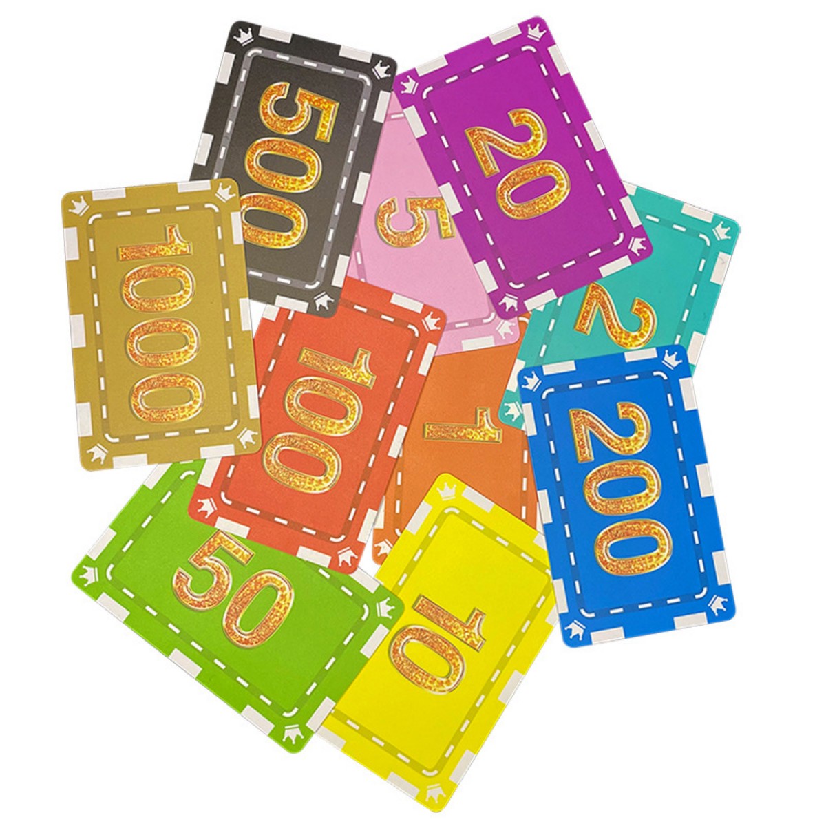 HUPSTL587Abs Poker Chip Rectangular