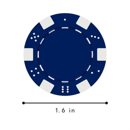 HUPSTL588Abs Poker Chips On Both Sides