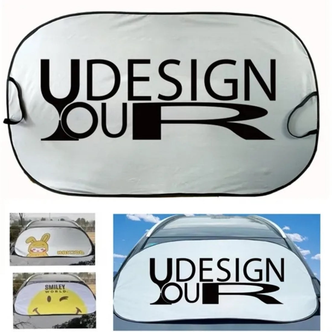 HUPSTL592Folding Car Sun Shade Windshield Visor