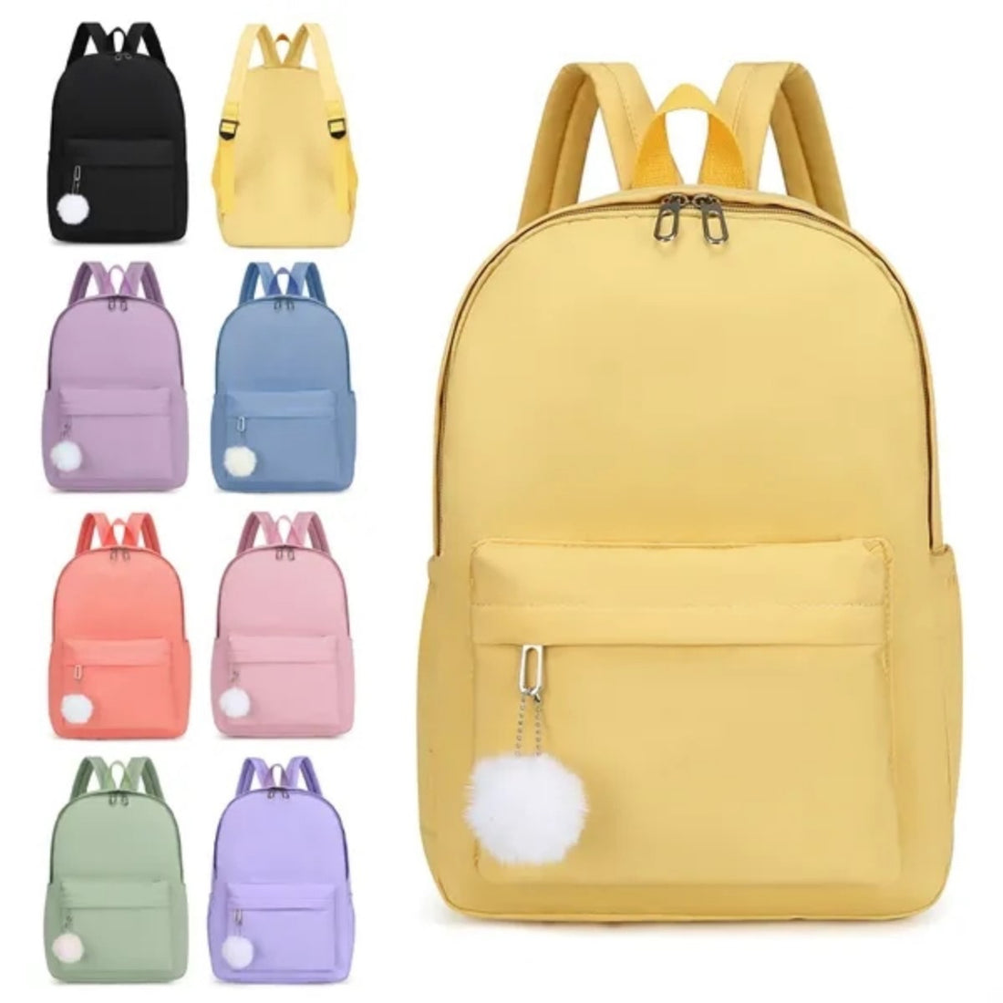 HUPSTL593Casual Color Practical Portable Backpack