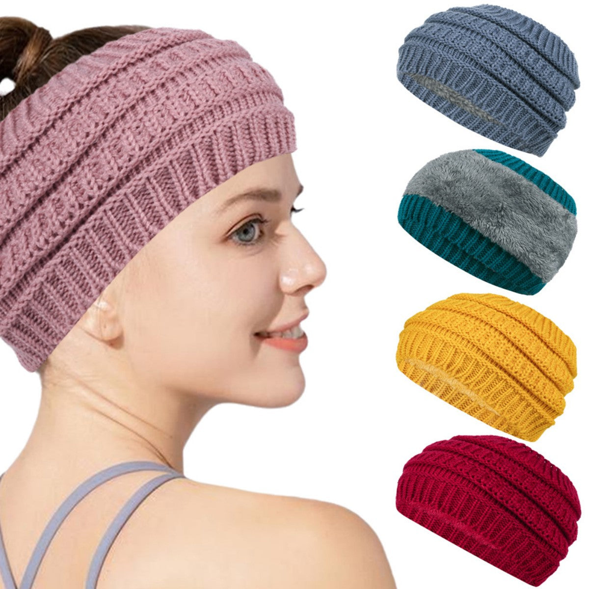 HUPSTL599Thickened Hair Width Side Warm Ear Protector
