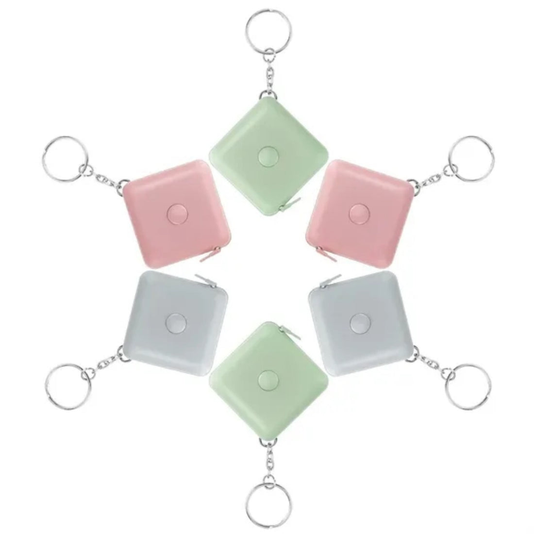 HUPSTL601 60 Inch Mini Tape Measure Keychain