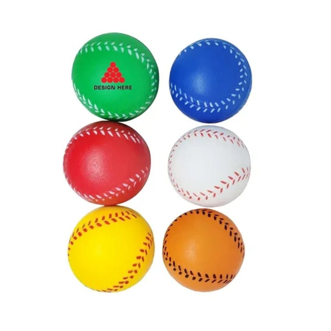 HUPSTL620Foam Baseballs Batting Practice Hitting Training Softball