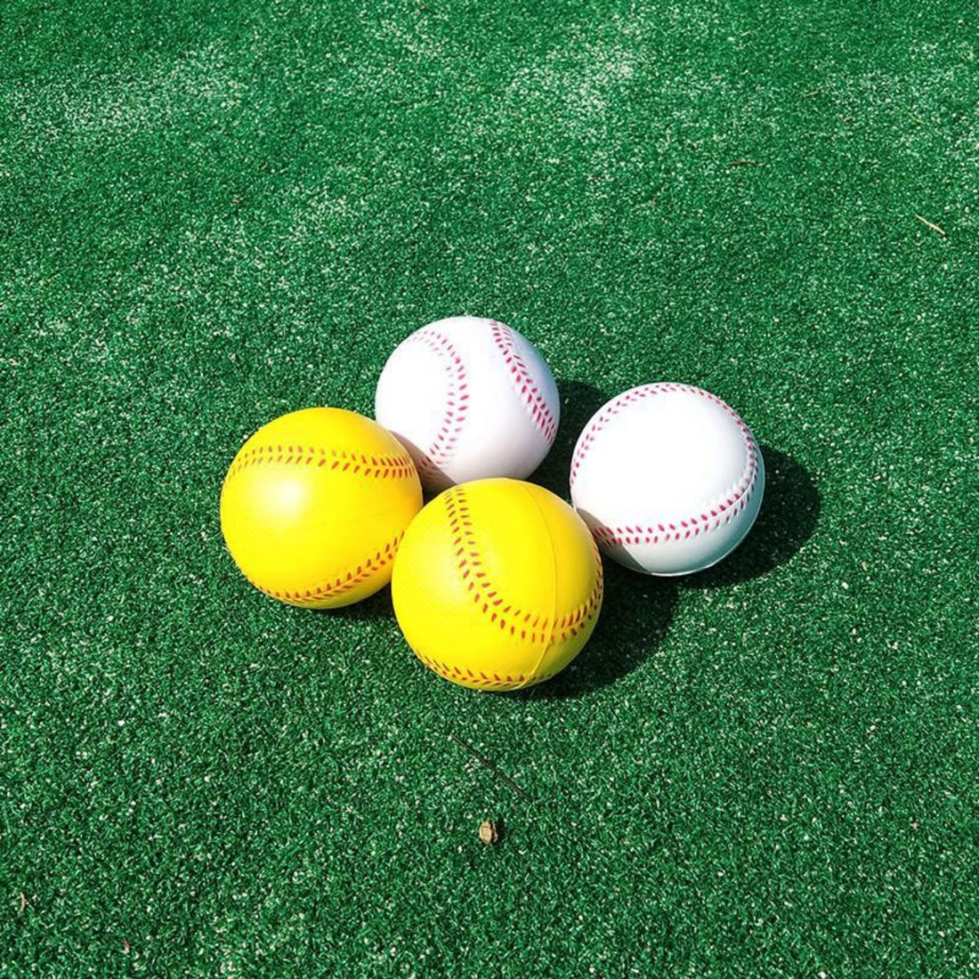 HUPSTL620Foam Baseballs Batting Practice Hitting Training Softball