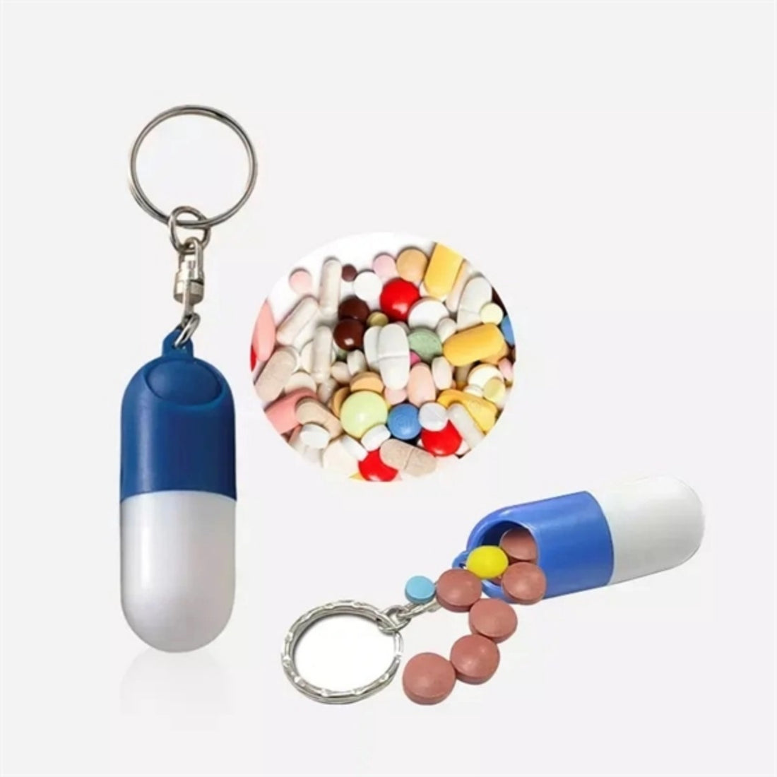 HUPSTL635Twist A Pill Key Chain