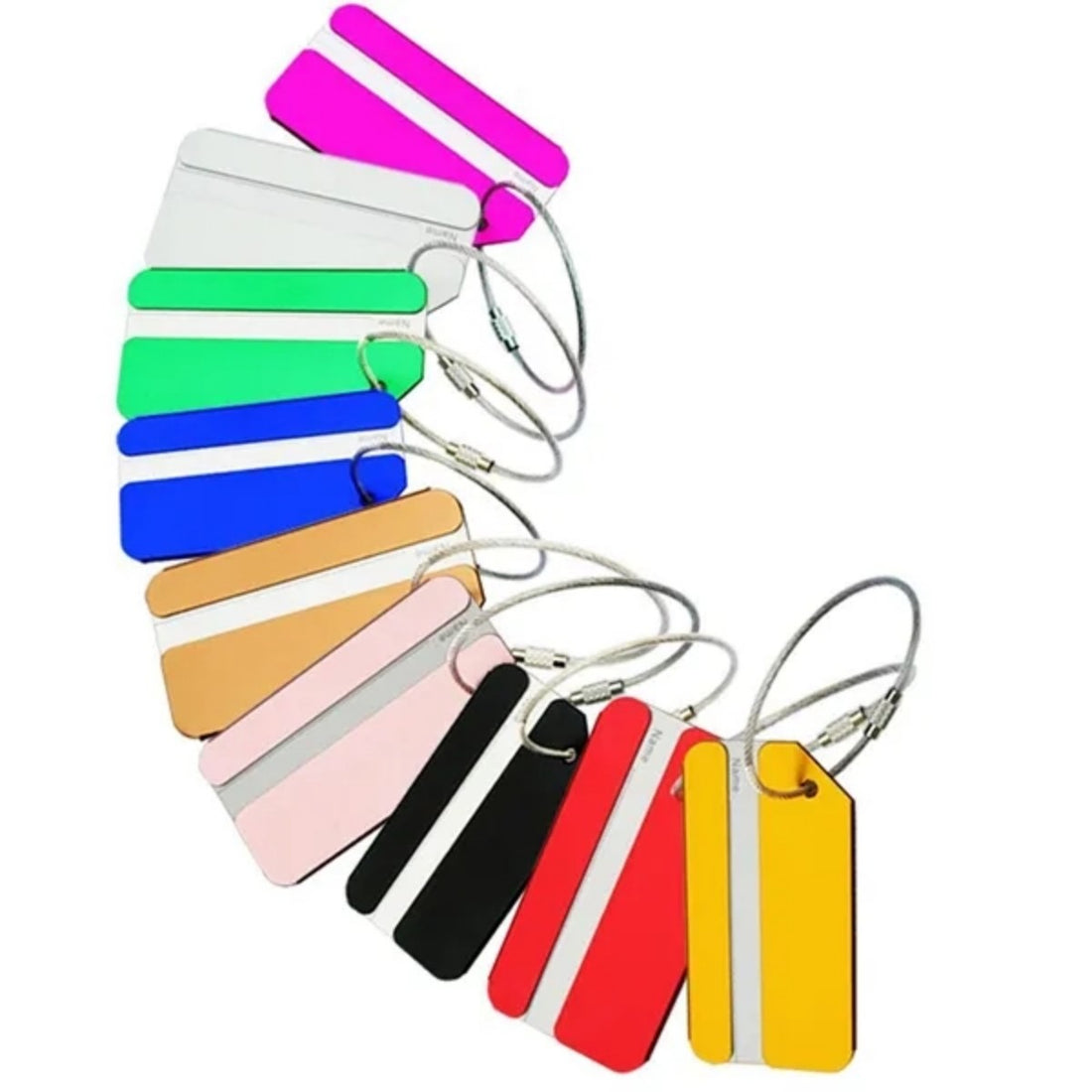 HUPSTL645Aluminum Luggage Tag