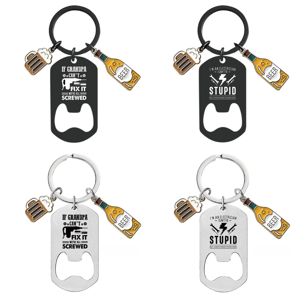 HUPSTL659Bottle Opener Gift Keychain