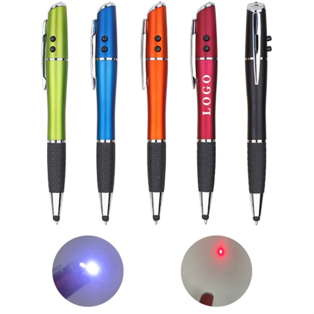 HUPSTL662Red Laser Stylus Pen With Flashlight