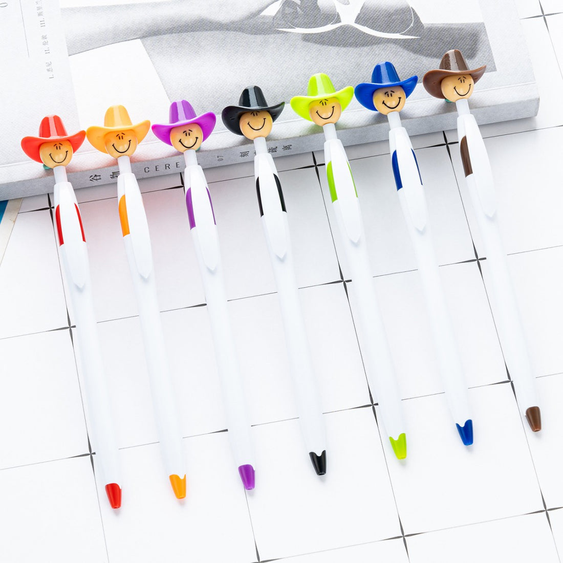 HUPSTL667Cowboy Shape Cartoon Toy Pen