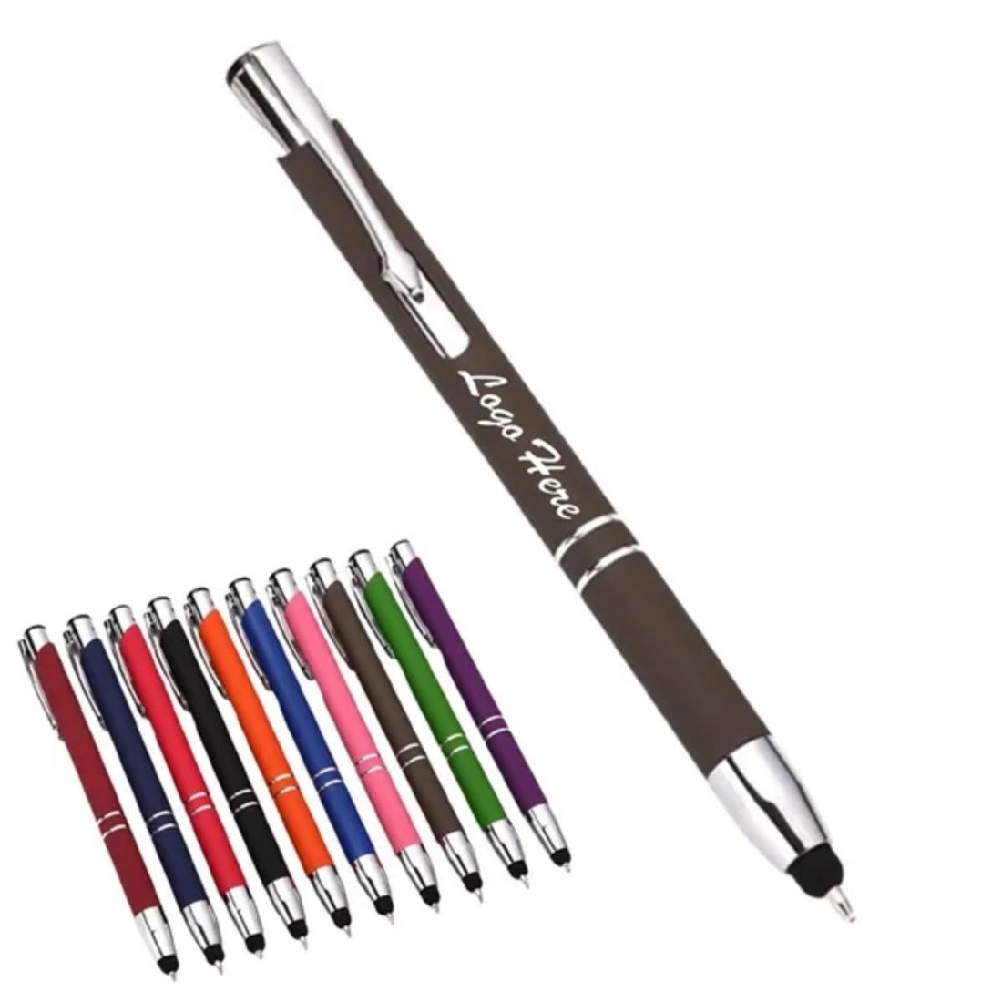 HUPSTL669Executive Metal Aluminum Barrel Stylus Pen