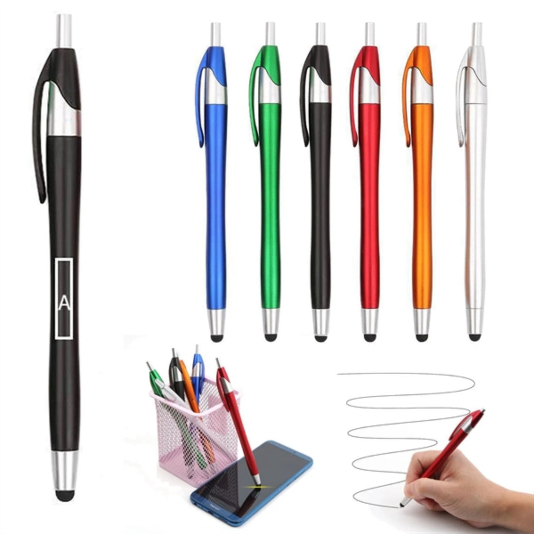 HUPSTL6932 In 1 Capacitive Stylus &amp; Ballpoint Click Pen