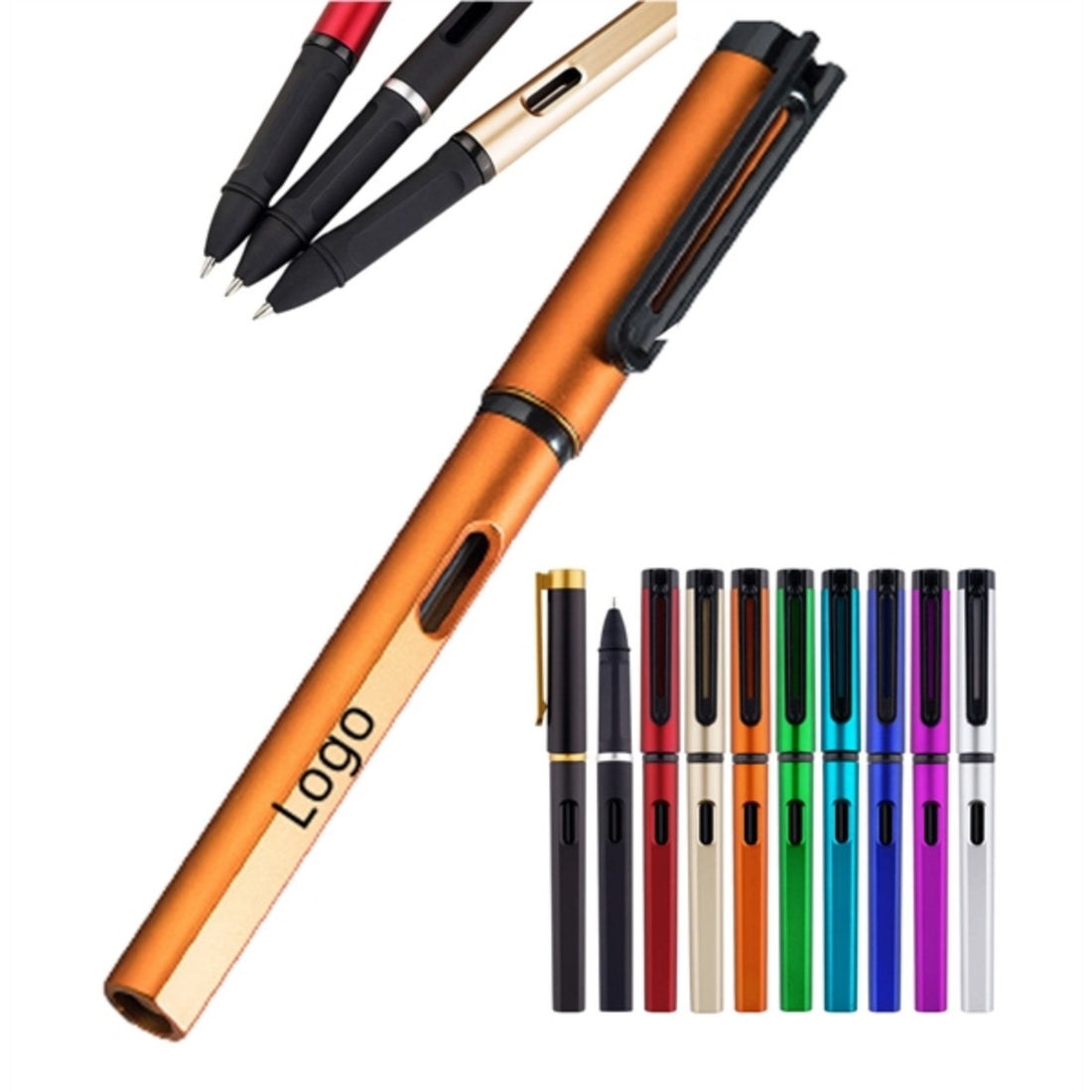 HUPSTL696High Quality Custom Colorful Plastic Gel Pen