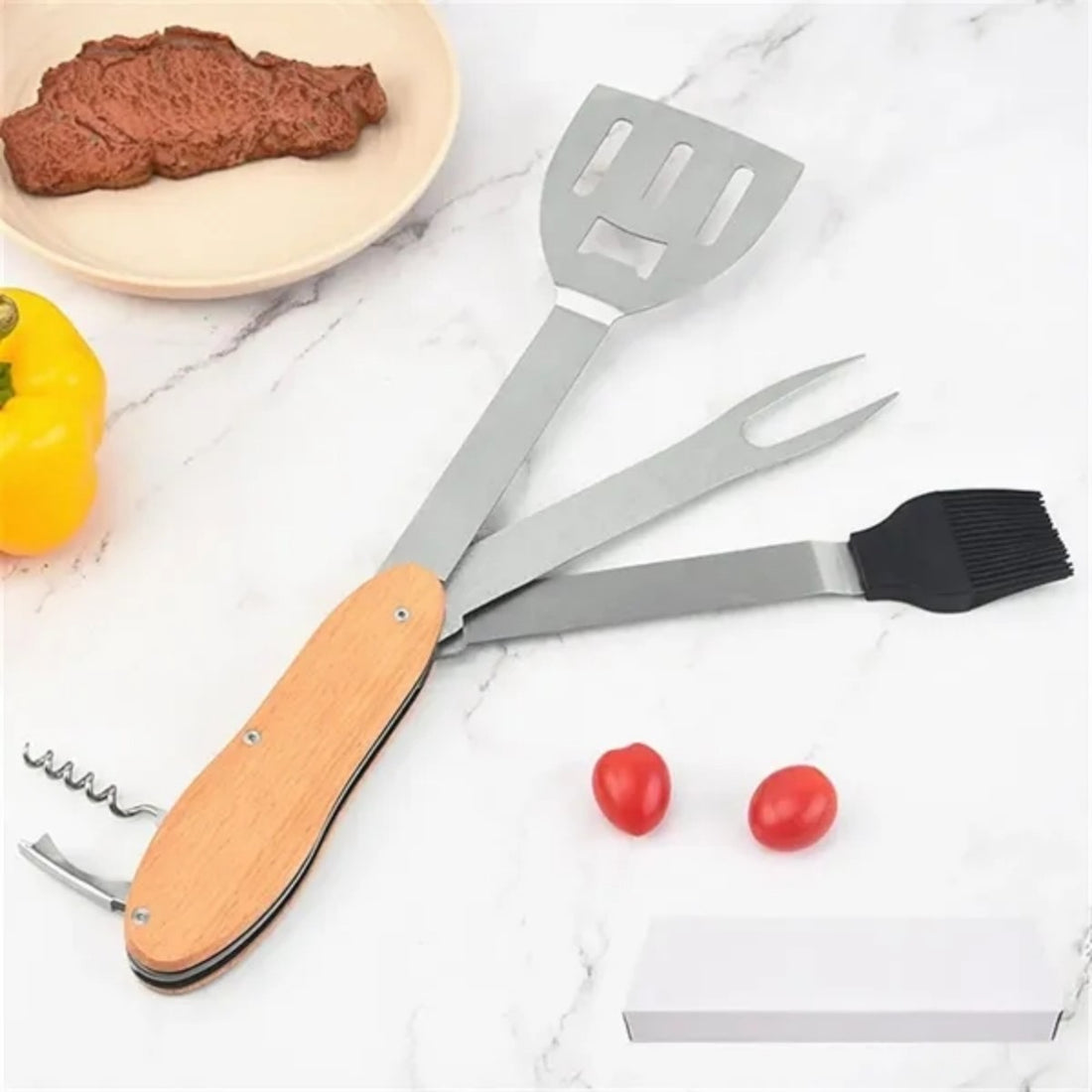 HUPSTL711 5 In 1 Bbq Multi Tool
