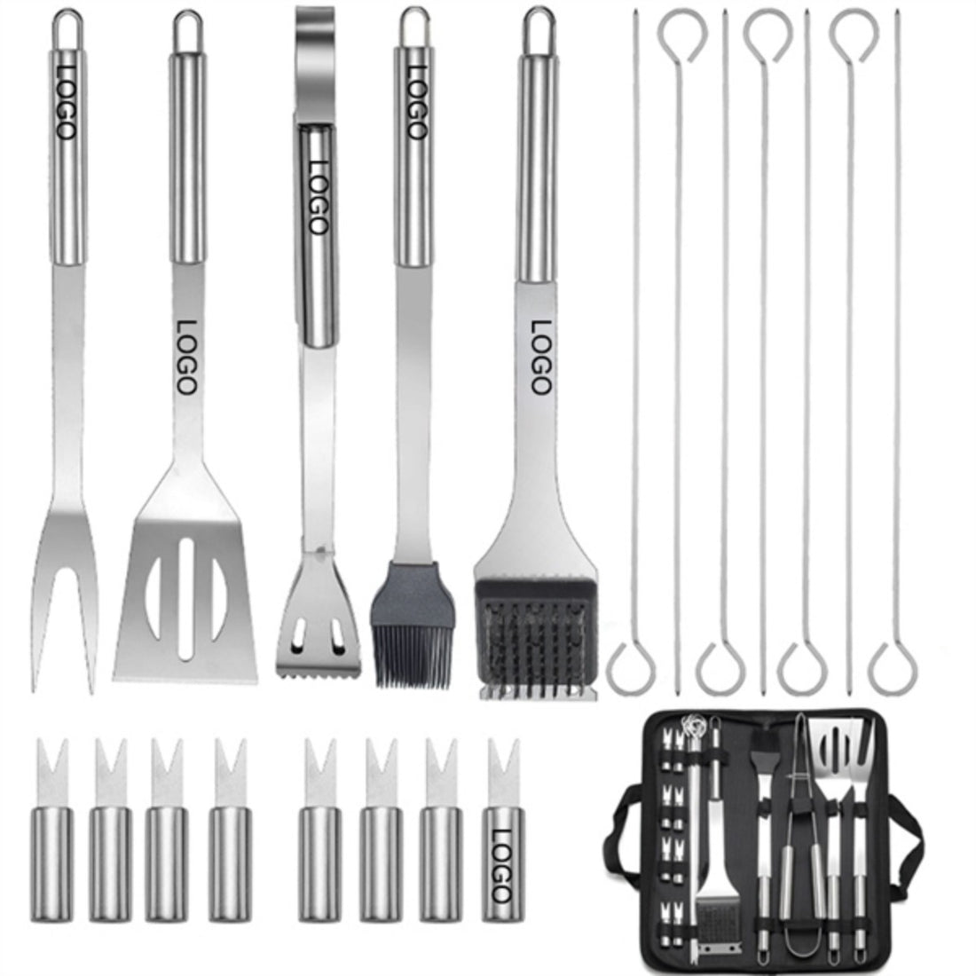 HUPSTL738 BBQ Basic Tools Set