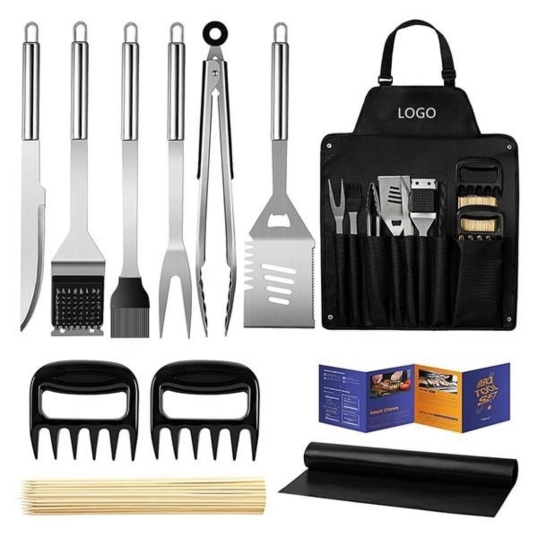 HUPSTL752 Bbq Grill Accessories With Storage Apron