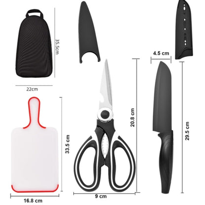 HUPSTL754 8pcs Camp Cooking Utensil Set