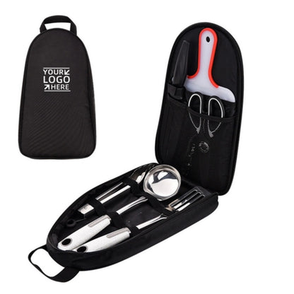 HUPSTL754 8pcs Camp Cooking Utensil Set