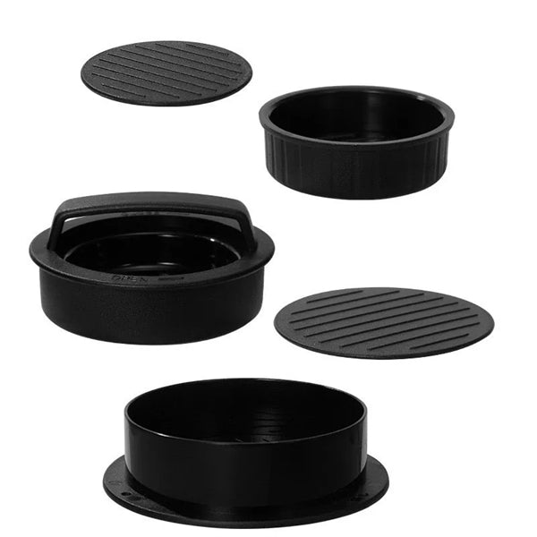 HUPSTL787 Stuffed Burger Press Patty Maker Rings Molds Kit