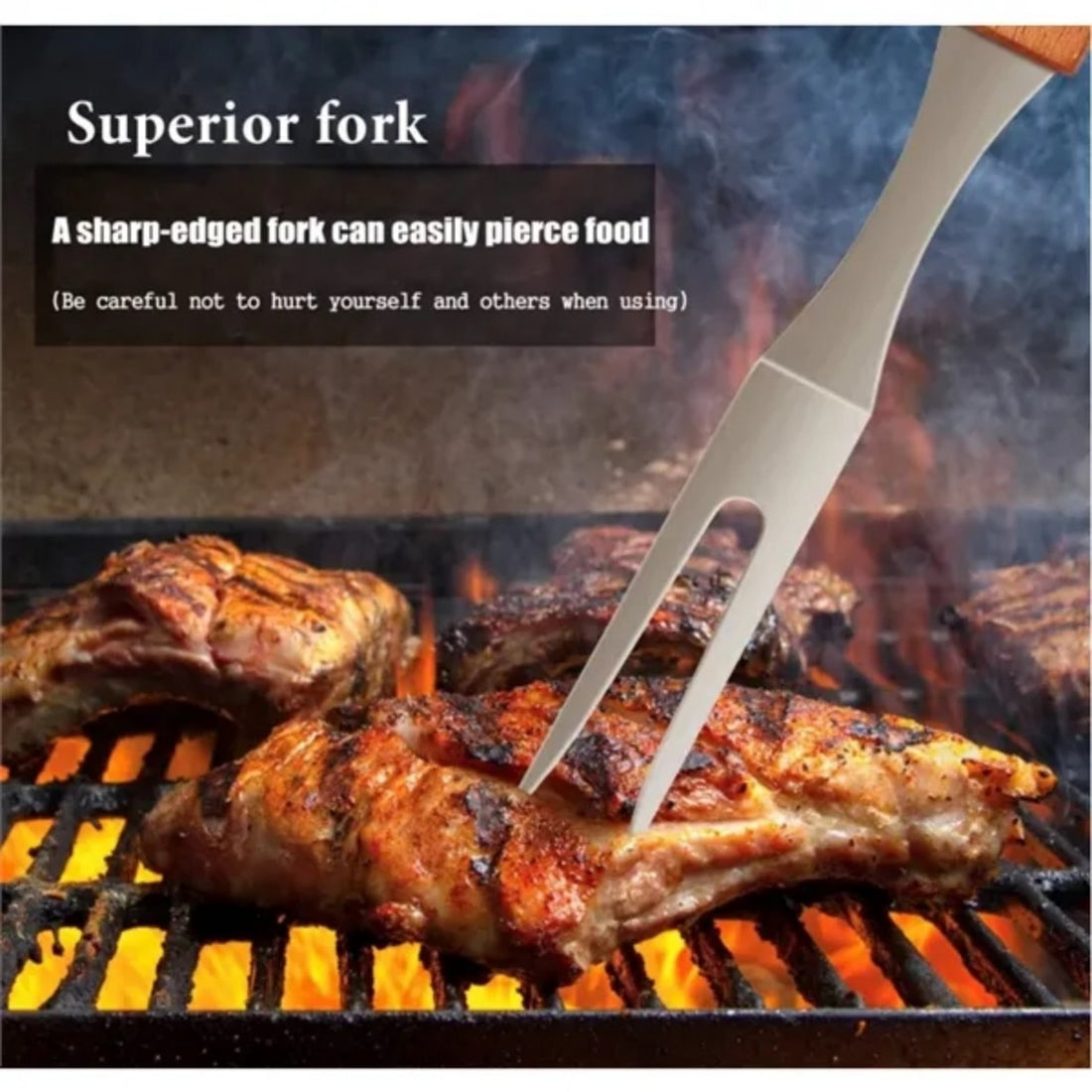 HUPSTL794 BBQ Grill Cooking Utensils Tool