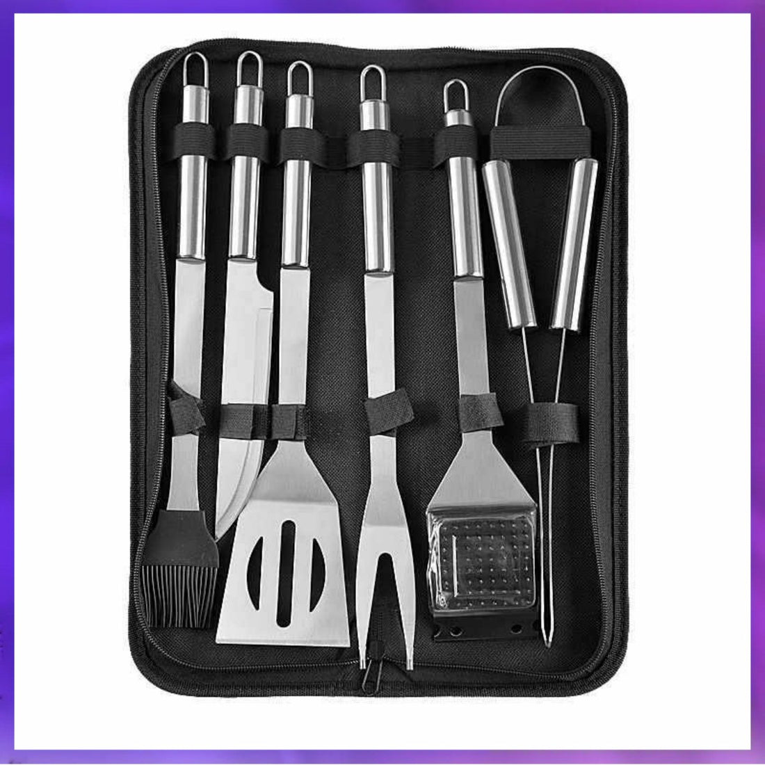HUPSTL802 BBQ Grilling Tools Set