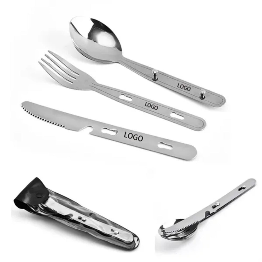 HUPSTL808 Stainless Steel Spoon Knife And Fork Utensil Set