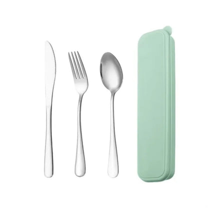 HUPSTL813 Creative Stainless Steel Portable Cutlery Set - Knife, Fork,