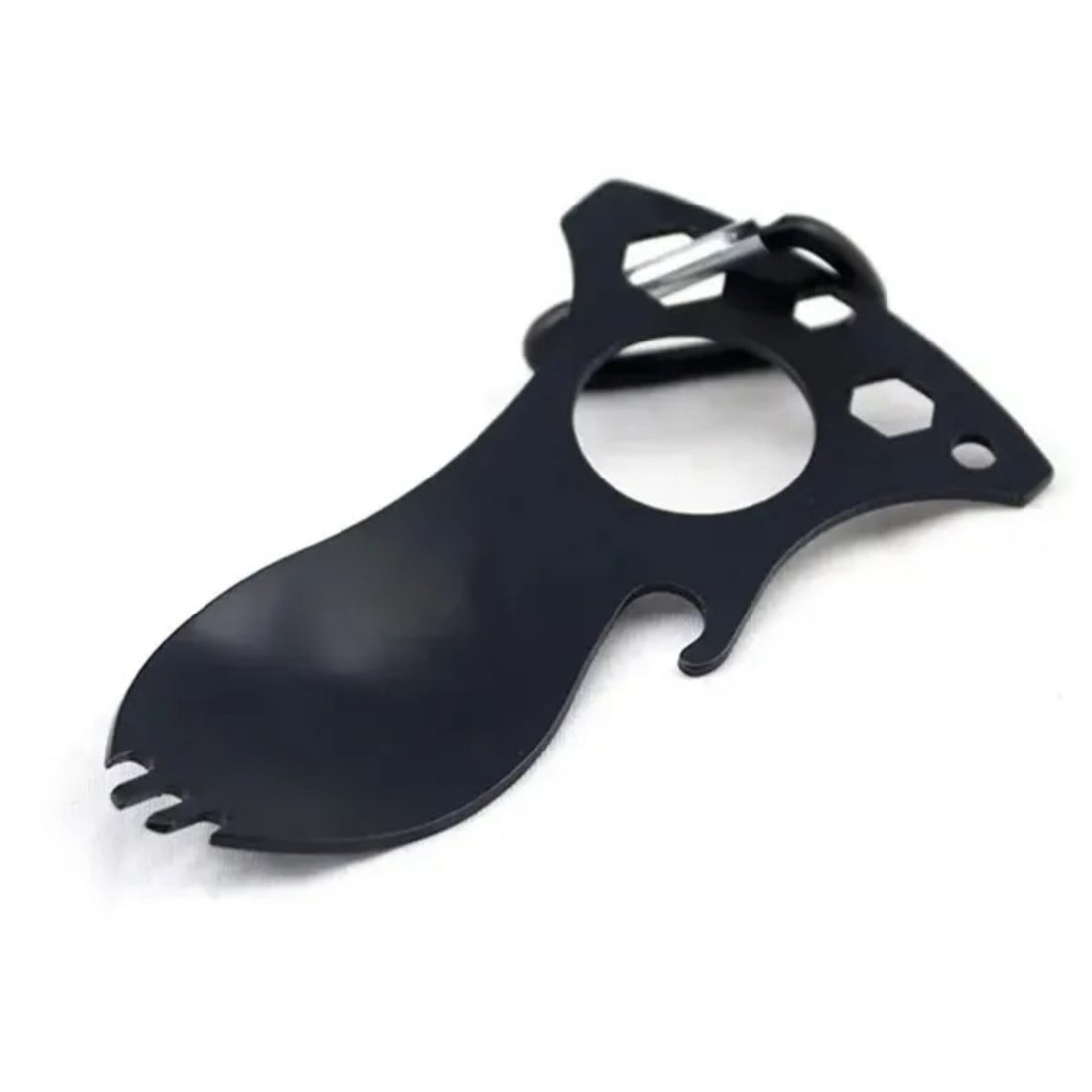 HUPSTL819 Multifunction Tool Fork Spoon Keychain
