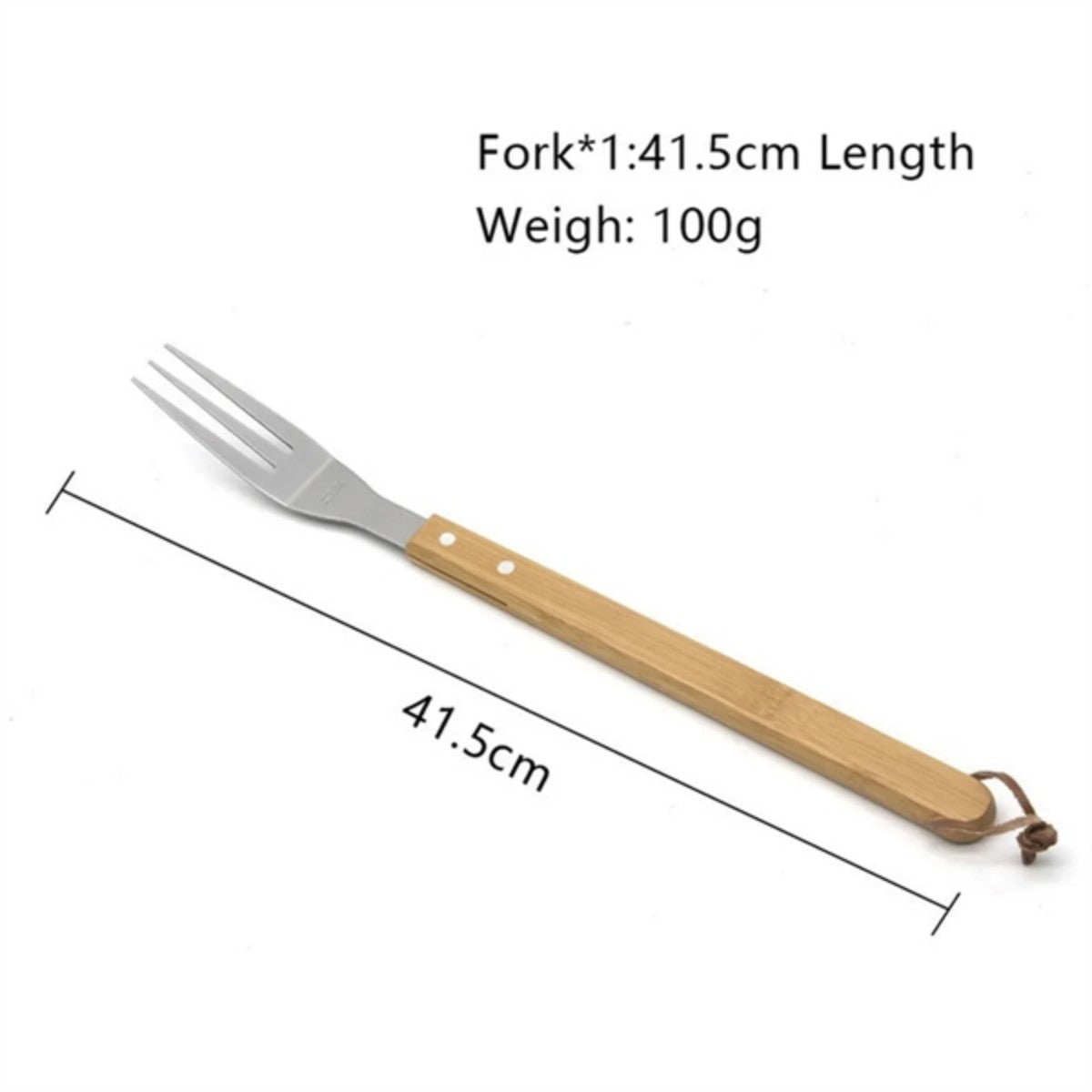HUPSTL832 Packs Stainless Steel Bbq Grill Tool Set With Bamboo Box