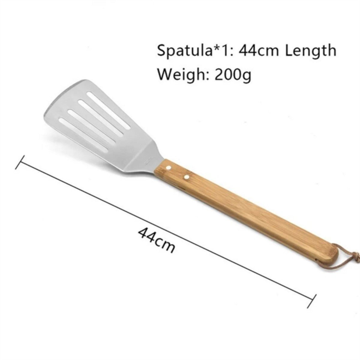 HUPSTL832 Packs Stainless Steel Bbq Grill Tool Set With Bamboo Box