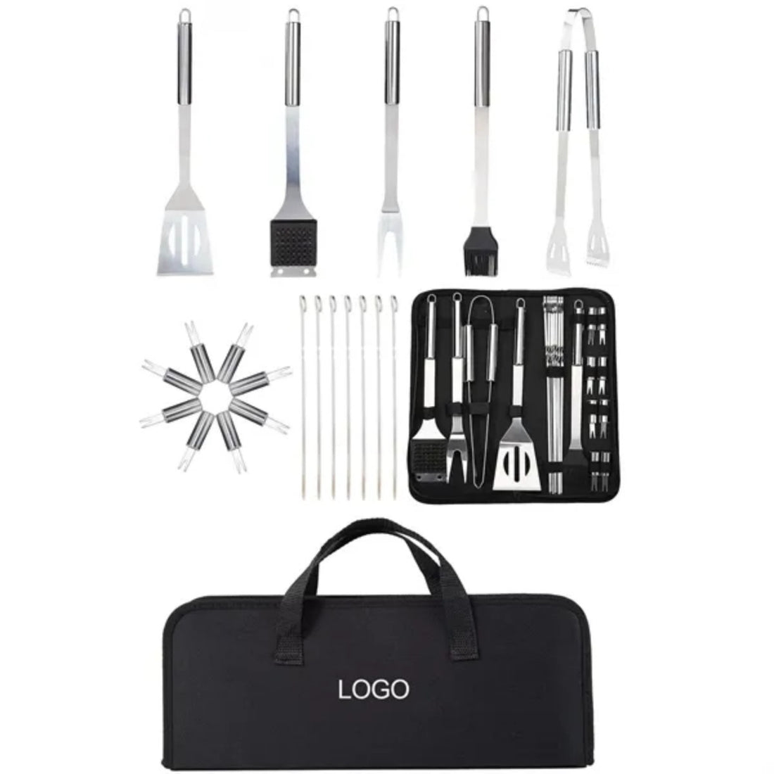 HUPSTL836 20-Piece Barbecue Multi-Tool Set