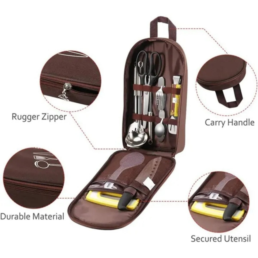 HUPSTL839 Cooking Utensils Storage Portable Pouch
