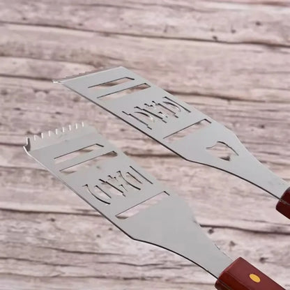 HUPSTL858 Stainless Steel-BBQ Barbecue Tongs